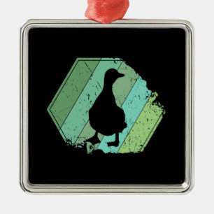 Duck Metal Tree Decoration