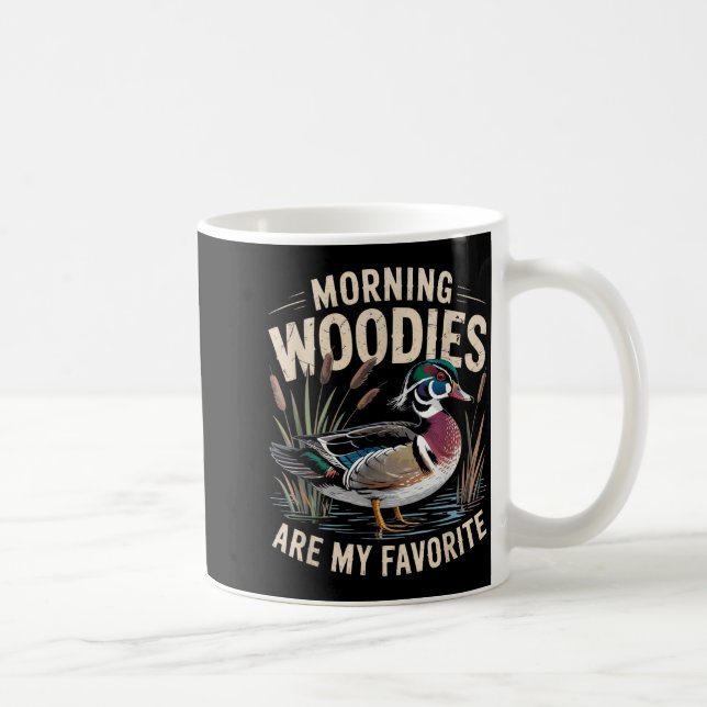 Duck Morning Woodies Hunting Journey Coffee Mug (Right)