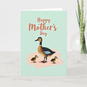 Duck Mothers Day Art Card