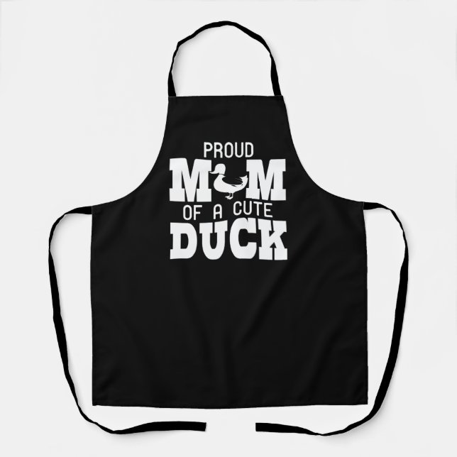 Duck Mum Ducky Duckling Mother Birds Ducks Apron (Front)