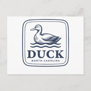 Duck North Carolina Outer Banks OBX Coastal Beach Postcard