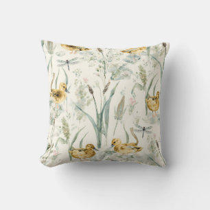 Duck Nursery Theme   Neutral Bedroom Accent Cushion