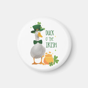 Duck o' the Irish St. Patricks Day Magnet