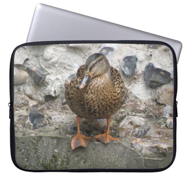 Duck on a Wall Laptop Bag (Front)