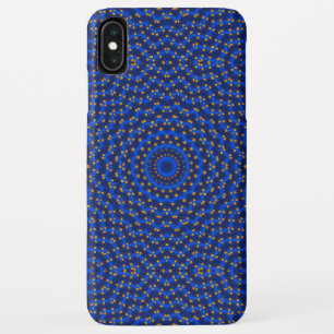 Duck on blue kaleidoscope... iPhone XS max case