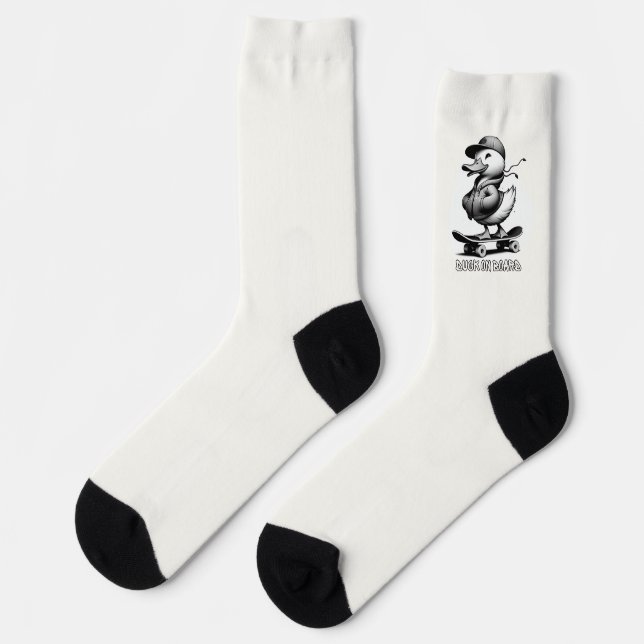 Duck on Board Socks (Left)