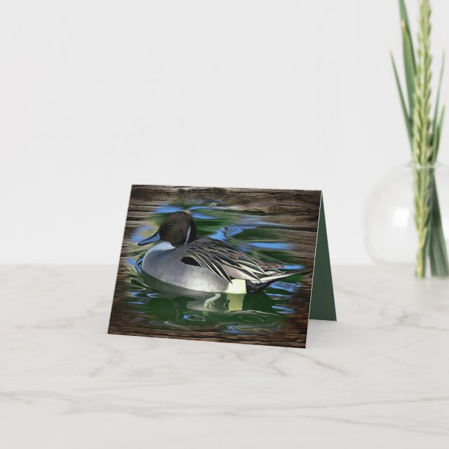 Duck On The Lake Note Card (Front)