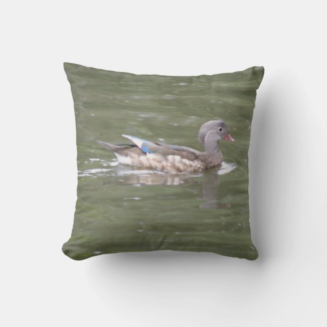 Duck on the Lake Pillow (Front)