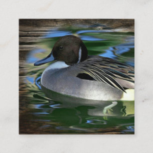 Duck On The Lake Square Business Card