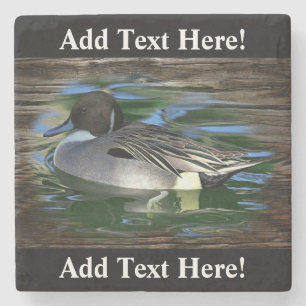 Duck On The Lake Stone Coaster