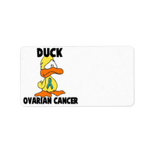 Duck Ovarian Cancer Label
