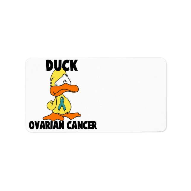Duck Ovarian Cancer Label (Front)
