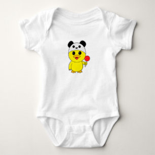 Duck Panda Kawaii Baby Bodysuit