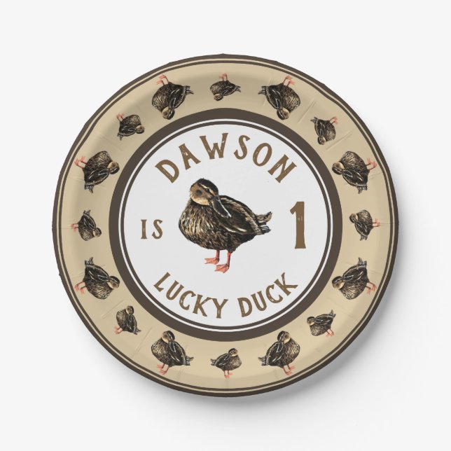 Duck Paper Plates (Front)