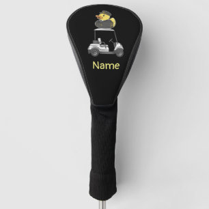 Duck Pilot Aviation Industry with golf cart  Head Cover