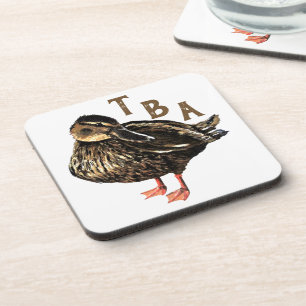 Duck Plastic Coaster