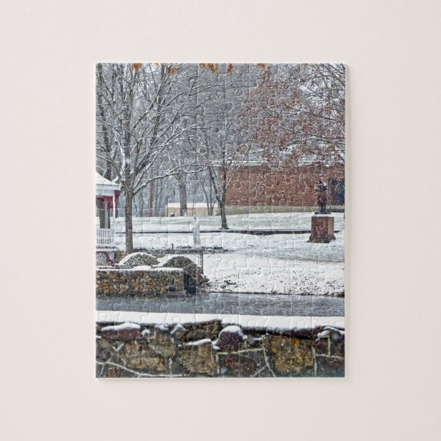 Duck Pond at Ste. Marie Du Lac Jigsaw Puzzle (Vertical)