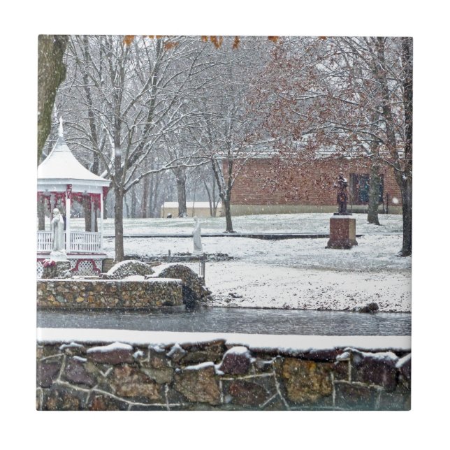 Duck Pond at Ste. Marie Du Lac Tile (Front)