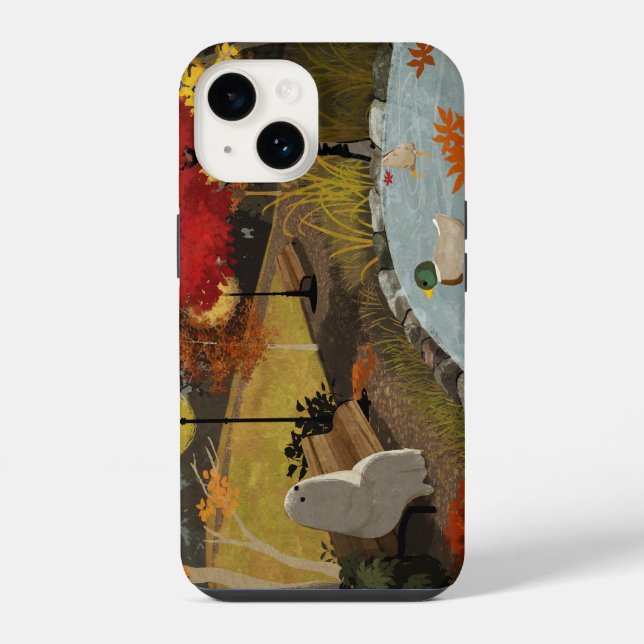 Duck Pond - Autumn iPhone Case (Back)