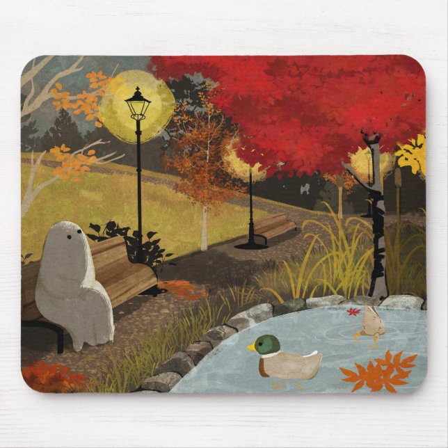 Duck Pond - Autumn Mouse Mat (Front)