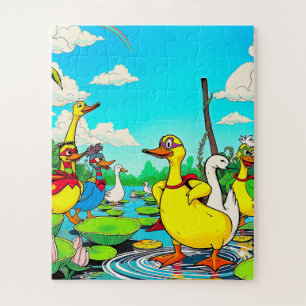 Duck Pond children's Jigsaw Puzzle