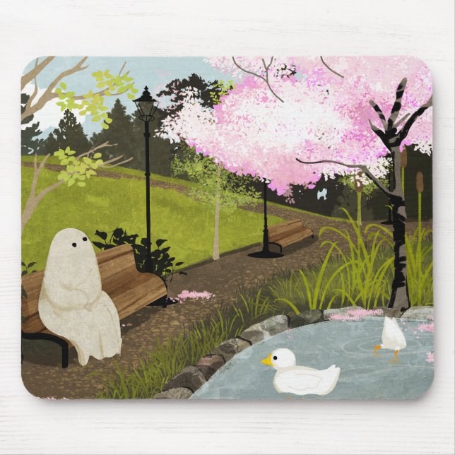 Duck Pond - Spring Mouse Mat (Front)