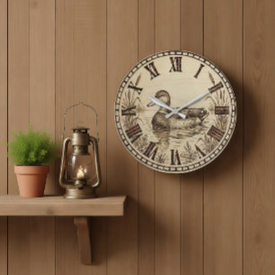 Duck Pond Wall Clock 