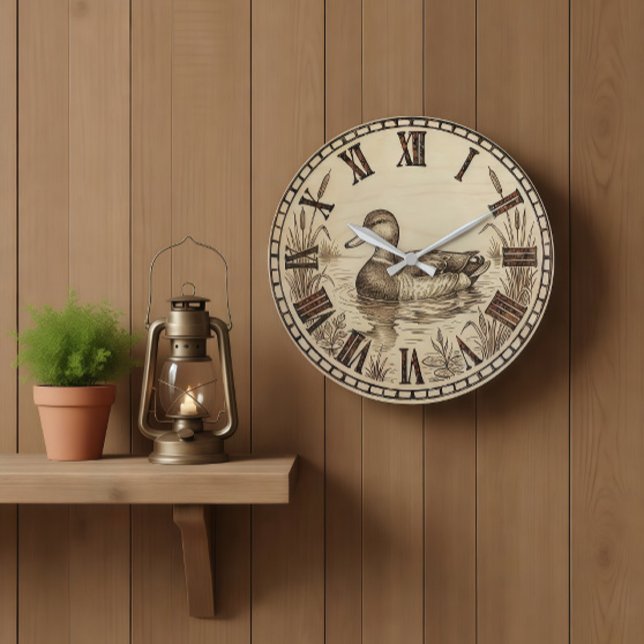 Duck Pond Wall Clock  (Creator Uploaded)