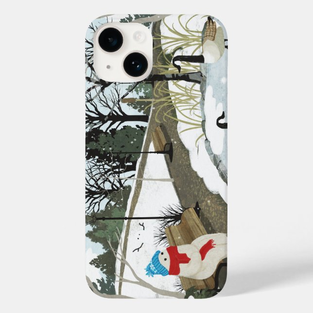 Duck Pond - Winter Case-Mate iPhone Case (Back)