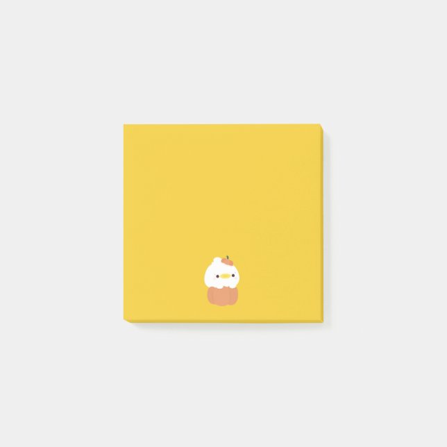 Duck Pumpkin Post-it Notes (Front)