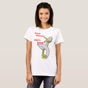 Duck Quacks Don't Echo. T-Shirt
