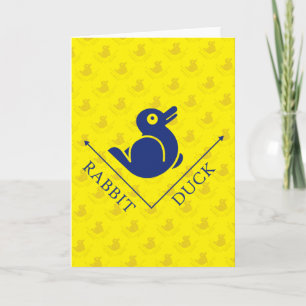 Duck Rabbit Illusion Card