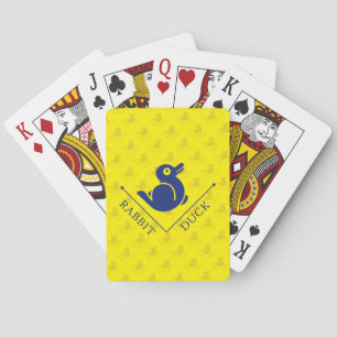 Duck Rabbit Illusion Playing Cards
