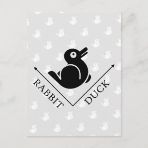 Duck Rabbit Illusion Postcard