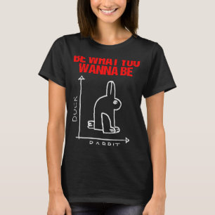 Duck Rabbit Maths Graph Math Teacher Outift Easte T-Shirt