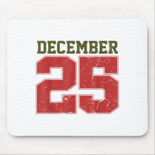 Duck Retro Halls Christmas Mallard Xmas Duck Happy Mouse Mat