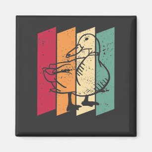 Duck Retro Magnet