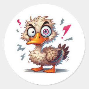 Duck   Reward  Classic Round Sticker