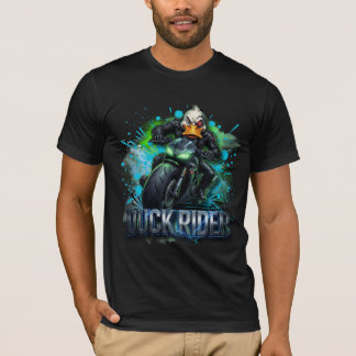 Duck Rider 3D Cyber Duck Motorcycle T-Shirt