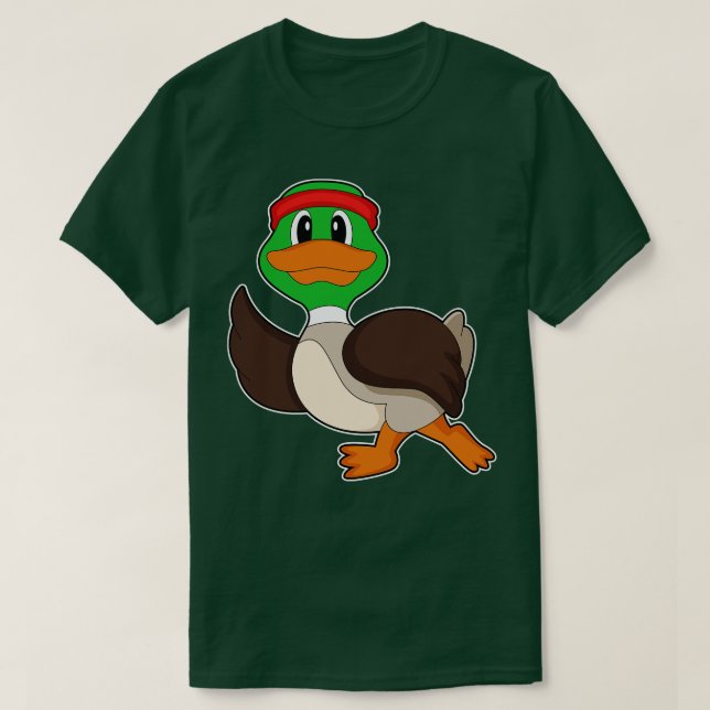 Duck Runner Running Sports 2 T-Shirt (Design Front)