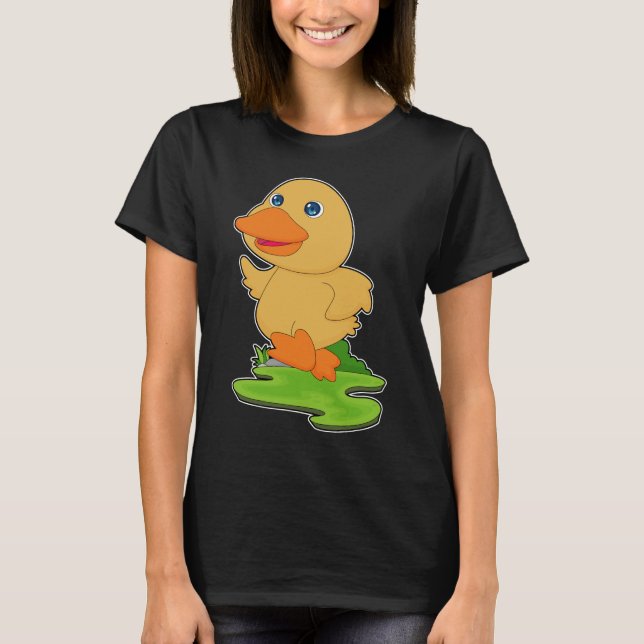 Duck Runner Running Sports T-Shirt (Front)