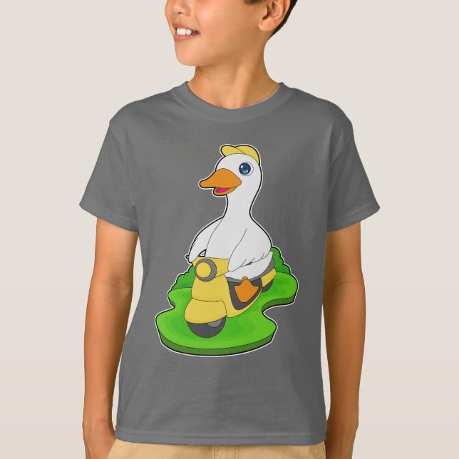 Duck Scooter T-Shirt (Front)