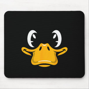 Duck Shirt Adult Kids Men Women Yellow Duck Face C Mouse Mat