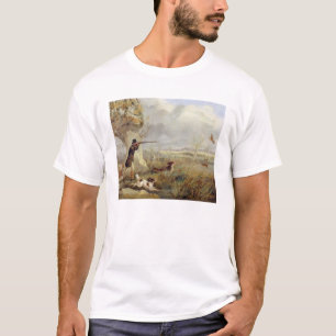 Duck Shooting (oil on canvas) T-Shirt