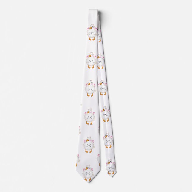 Duck Shy Fingers Neck Tie (Front)