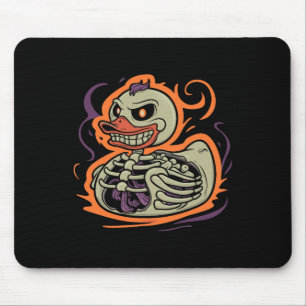 Duck Skeleton Rubber Duckie Costume Party Mouse Mat
