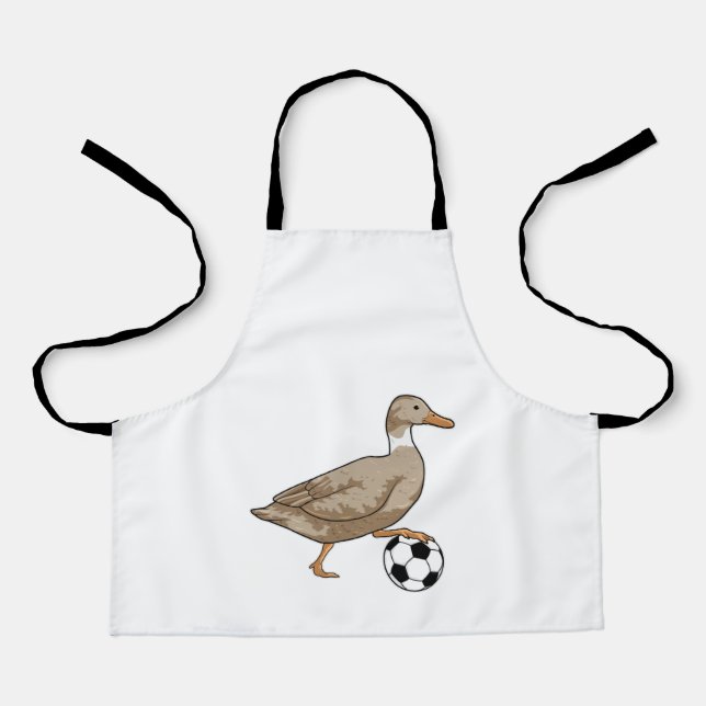 Duck Soccer player Soccer Apron (Front)
