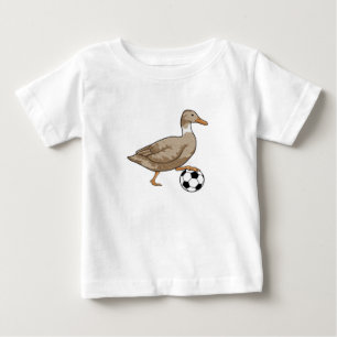 Duck Soccer player Soccer Baby T-Shirt