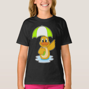 Duck Swimming Umbrella T-Shirt