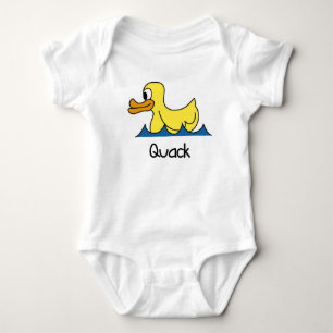 Duck t-shirt baby bodysuit